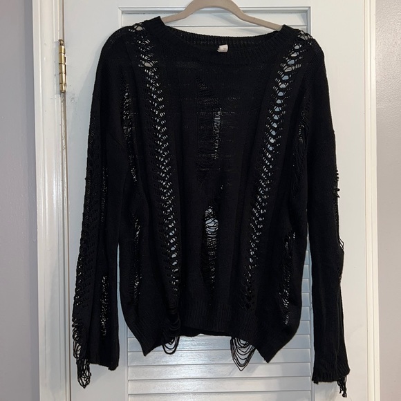 Distressed Sweater - Picture 1 of 3